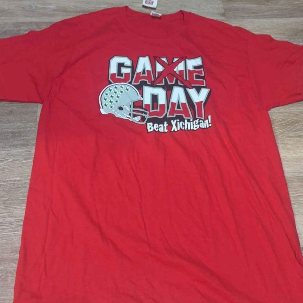 hanes ohio state buckeyes tshirt size large new